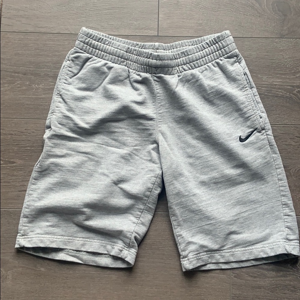Nike grey shorts size small.